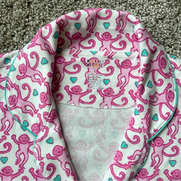 Pink Monkey Polo Roller Rabbit - Picture 2 of 3